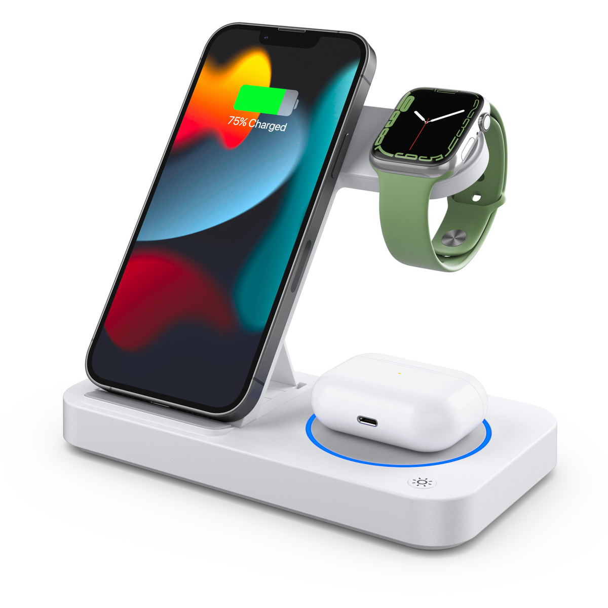 Foldable 3-in-1 Wireless Charger Stand